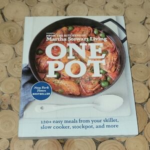 Martha Stewart White One Pot Cookbook Kitchen Essential